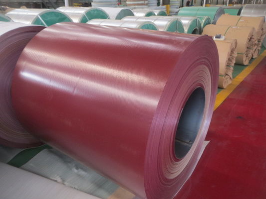 El material de hoja de la techumbre de RAL 1250m m colorea la bobina de aluminio revestida