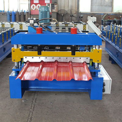 ​840 Trapezoidal Panel Ibr Roof Roll Forming Machine Cold Pressed Ppgi