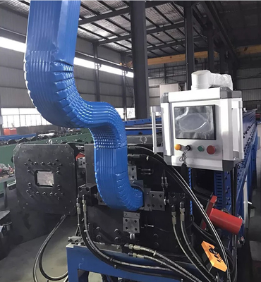 Square 0.6mm PPGI Down Pipe Roll Forming Machine Full Automatic
