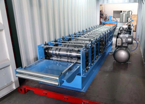 Tipo fijo rollo del panel del tejado de 0.4m m que forma la costura Lok Plc Controlled de la máquina