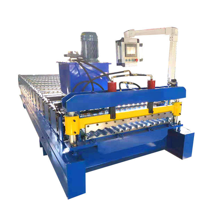 Rollo acanalado galvanizado del tejado que forma la máquina 0,3 - 0.8m m Thinckness
