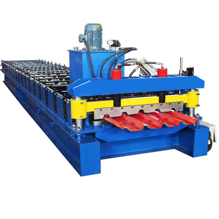 Máquina formadora de rollos de teja para techos IBR Anchura 1000 mm GI PPGI Bobina de acero prepintada