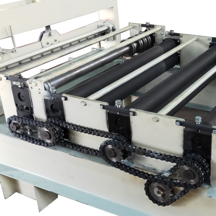 El apalancar de acero y corte de la hoja del color al control del PLC de la longitud