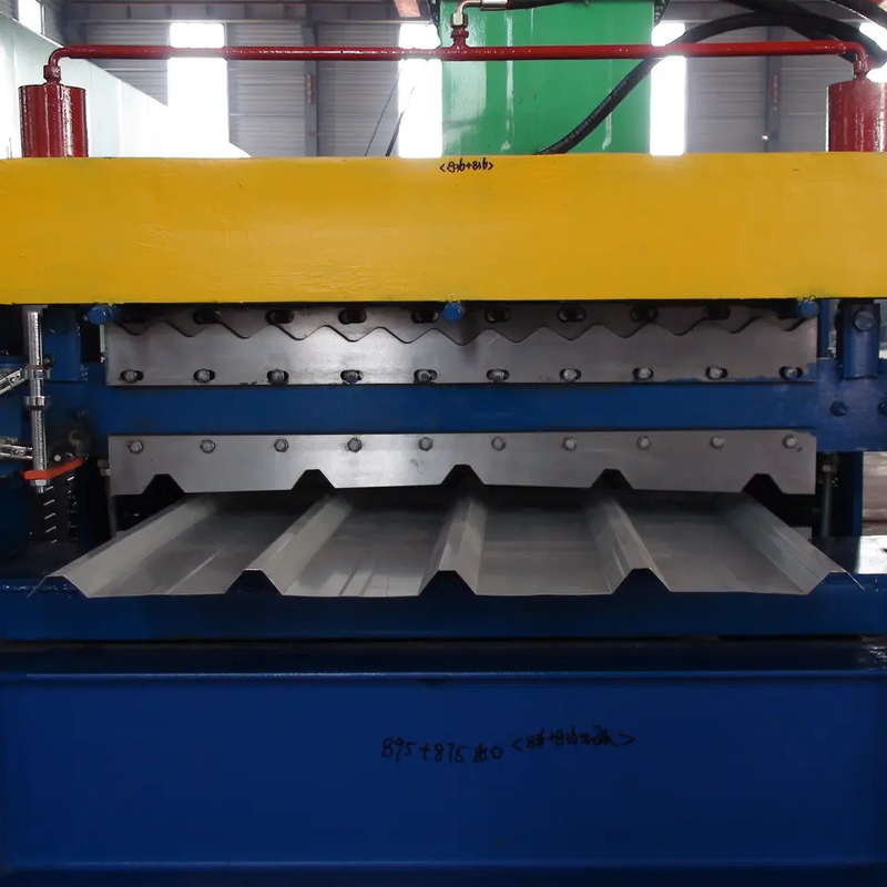 El rollo de la capa doble del ISO 4kw que formaba la máquina acanaló la techumbre y 5 Rib Roofing