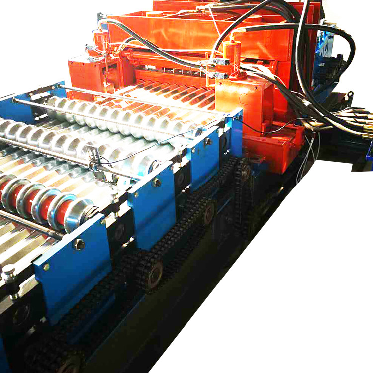 Rollo automático de la hoja del grano del metal que curva que forma la máquina para el panel de lado del molino de Silo