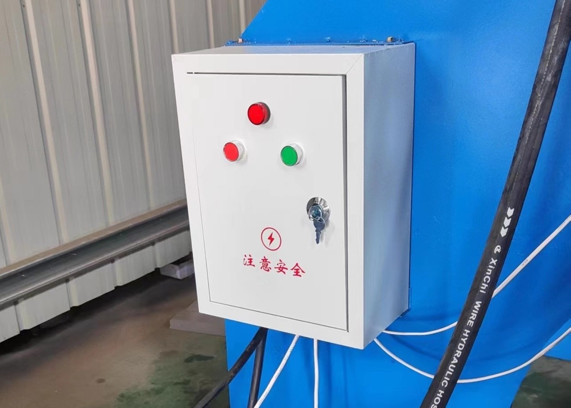 Máquina de flexión hidráulica de voltaje 380V/50HZ con botón y interruptor de pie