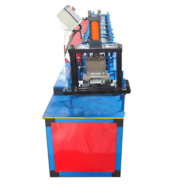 Máquina de moldeo de rodillos de puertas de persianas metálicas con velocidad de moldeo de 10-15 m/min y 45 rodillos de acero
