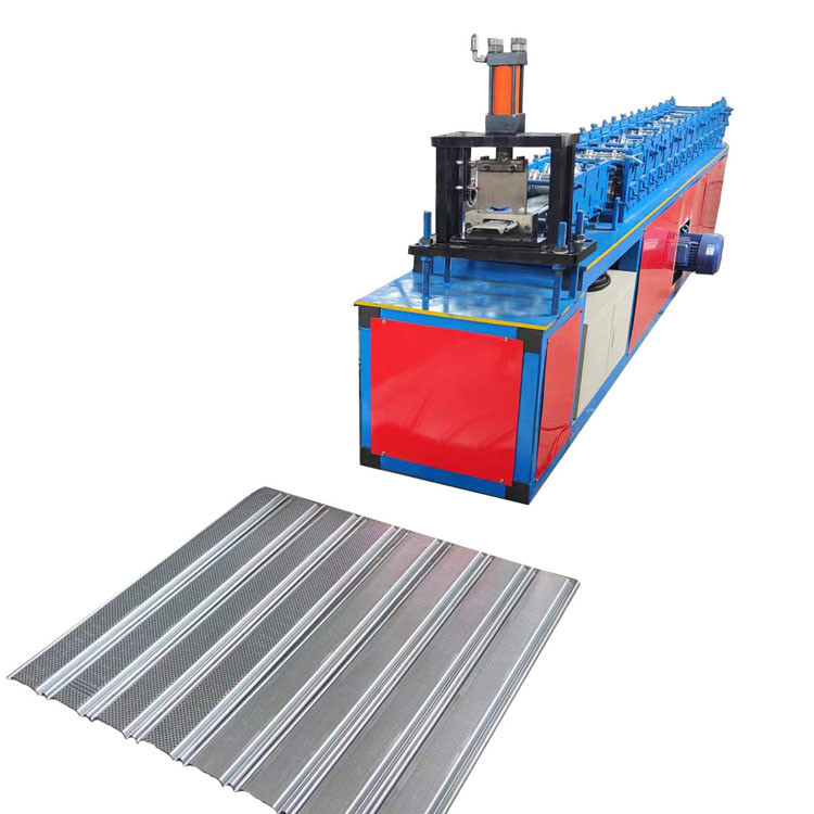 Máquina de moldeo de rodillos de puertas de persianas metálicas con velocidad de moldeo de 10-15 m/min y 45 rodillos de acero