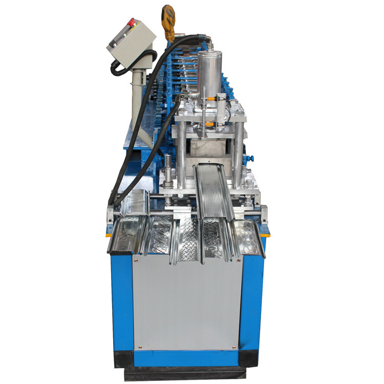 Máquina de moldeado de rollos de acero galvanizado de bobina controlada por PLC 0,8-1,2 mm Corte hidráulico