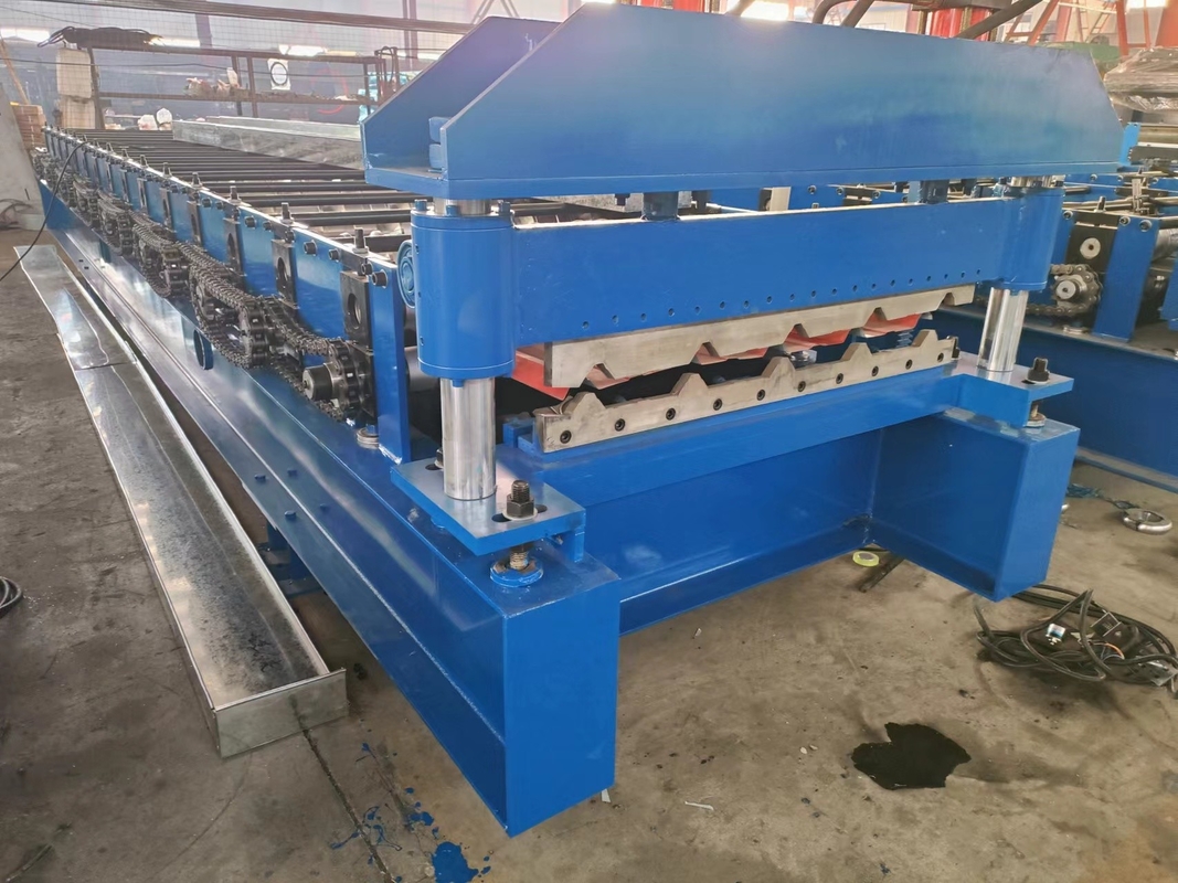 Tipo más reciente Popular Automático Galvanizado de Aluminio Colorado de Acero Profile de Acorazón de Metal de la hoja de fabricación de la máquina