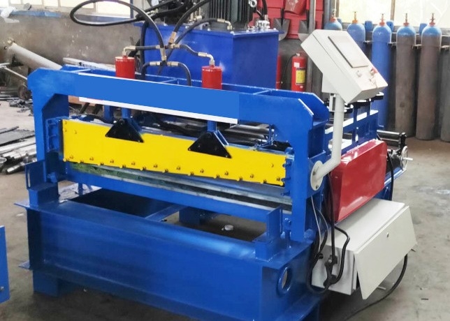 Capa de techo automática de desenrollador de bobina cortada a la línea de longitud máquina de acero y línea de corte