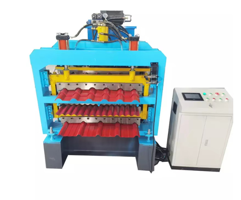 Máquina de moldeado de paneles de techo con potencia de corte de 5,5 kW y corte hidráulico