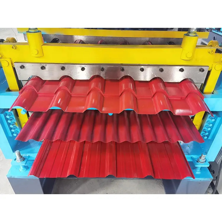 Máquina de moldeado de paneles de techo con potencia de corte de 5,5 kW y corte hidráulico