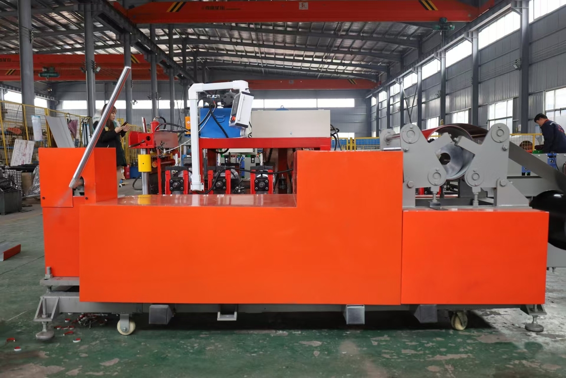 Máquina portátil de moldeado de rodillos sin costura para láminas de acero galvanizadas