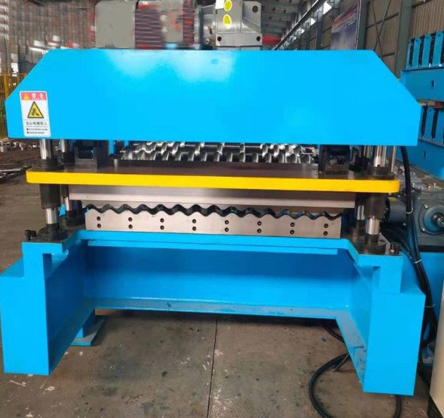 Fabricación de láminas de techo de 7/8' Fabricación de paneles corrugados de techo máquina de moldeado de rodillos