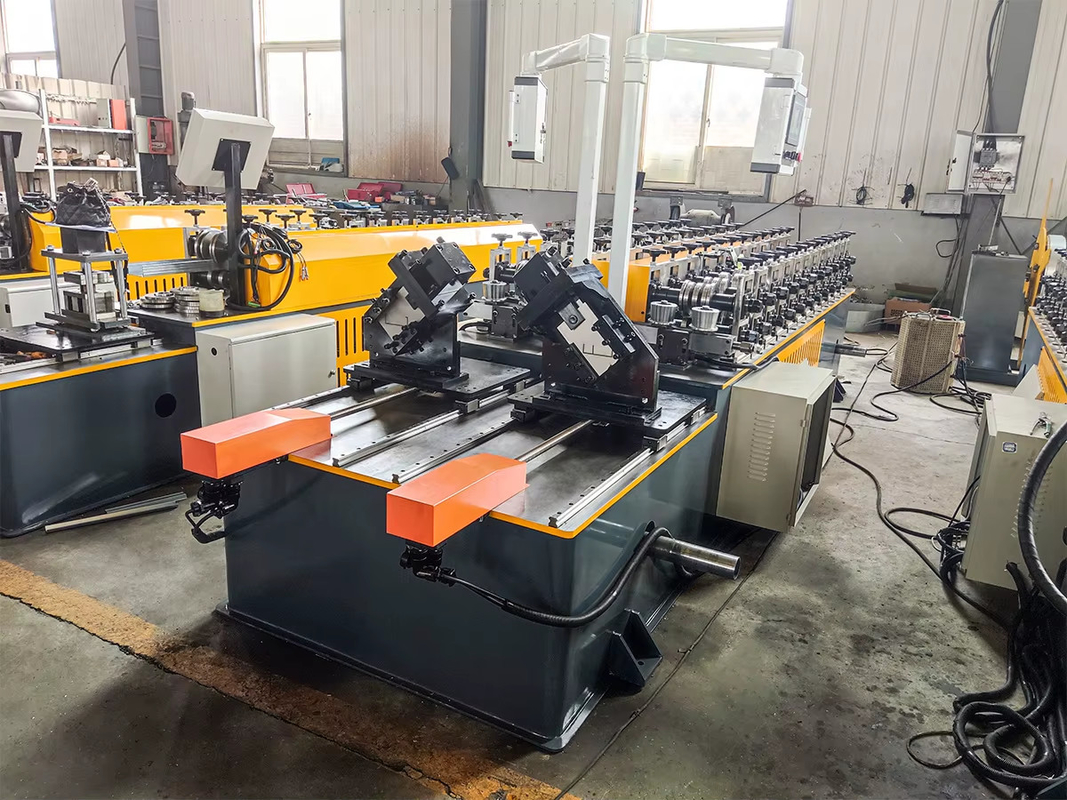 Máquina de enmarcado de acero de calibre ligero para la formación de perfiles de rodillos para plantas de fabricación y tiendas de materiales de construcción