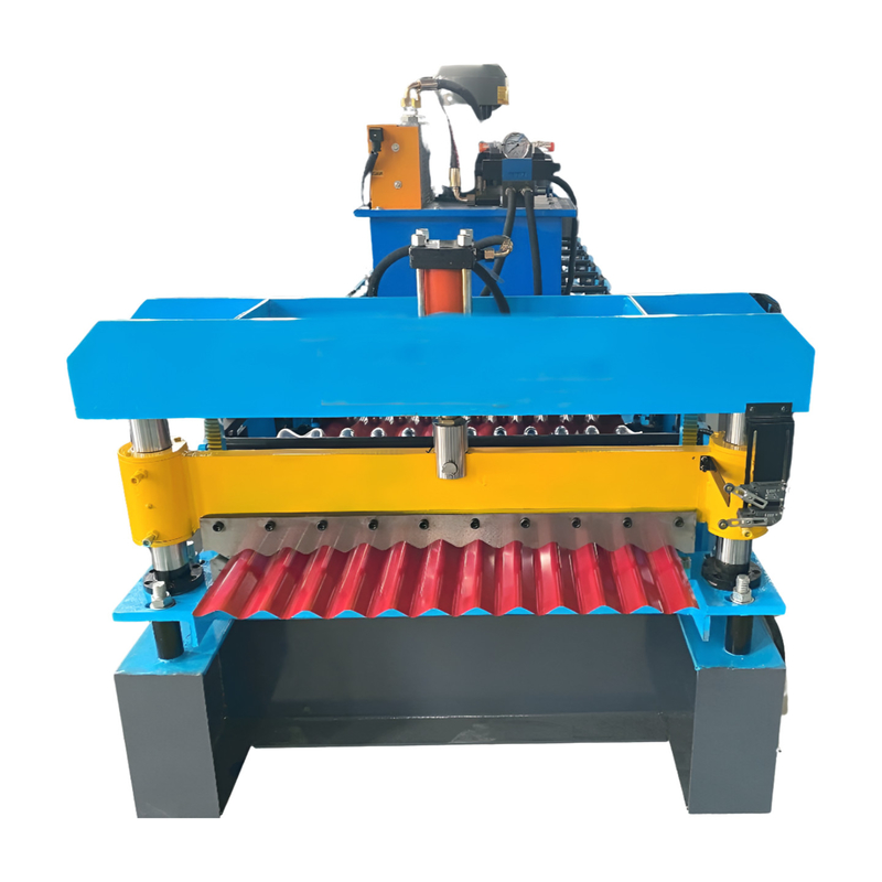 Fabrica directa de acero galvanizado PV4-Ondulado doble capa de metal techo Ibr caja de perfil de techo de chapa de azulejos fríos para hacer la máquina de formación de rollos para Chile