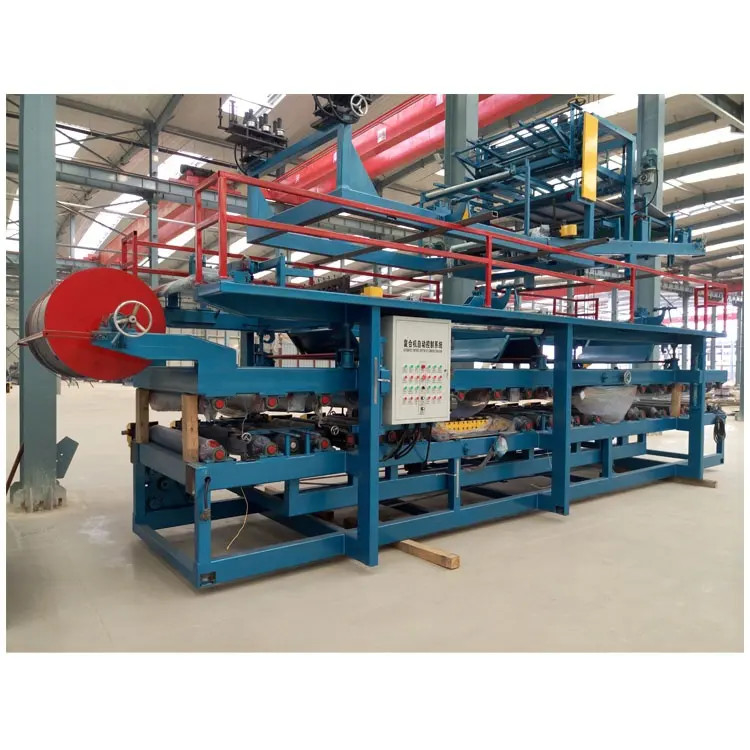 Servicio de toda la vida de la fábrica! Máquina de fabricación de chapa de espuma de poliestireno / sala de frío de sándwich de panel EPS línea de producción de máquina de moldeo de rollos precio
