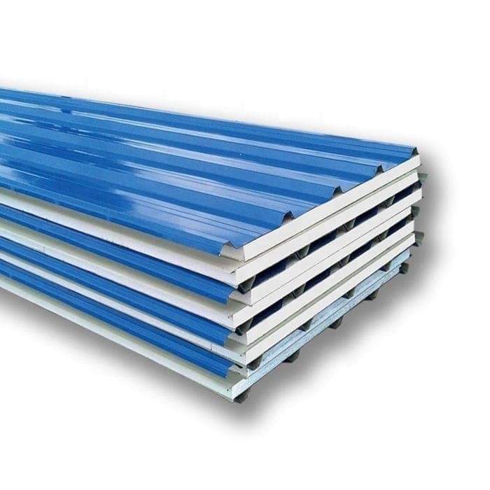 Línea de producción de paneles de techo de tejas de Rockwool EPS de alta velocidad para construcción