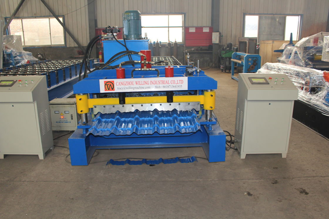 380v 50hz 2025 nuevo diseño Personalización Galvalume Roof Panel Roll Forming Machine Plc