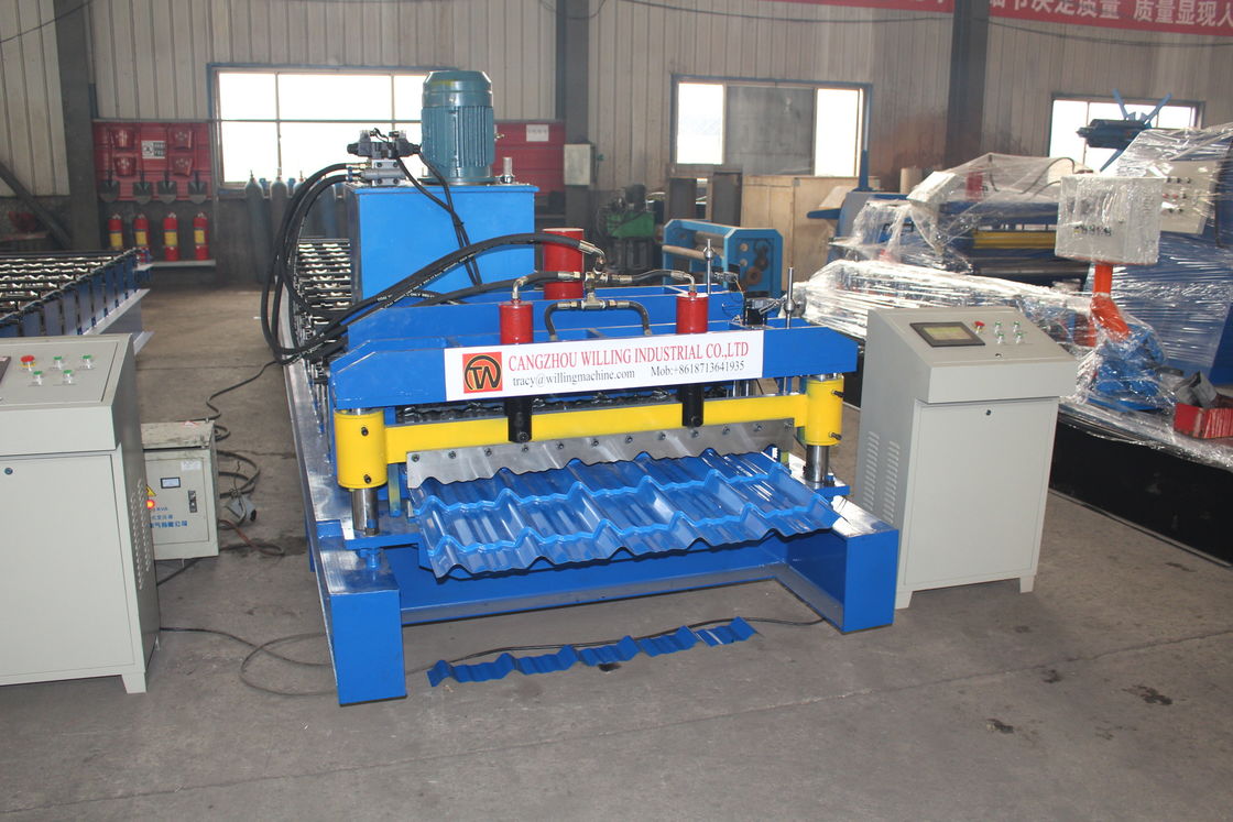 380v 50hz 2025 nuevo diseño Personalización Galvalume Roof Panel Roll Forming Machine Plc