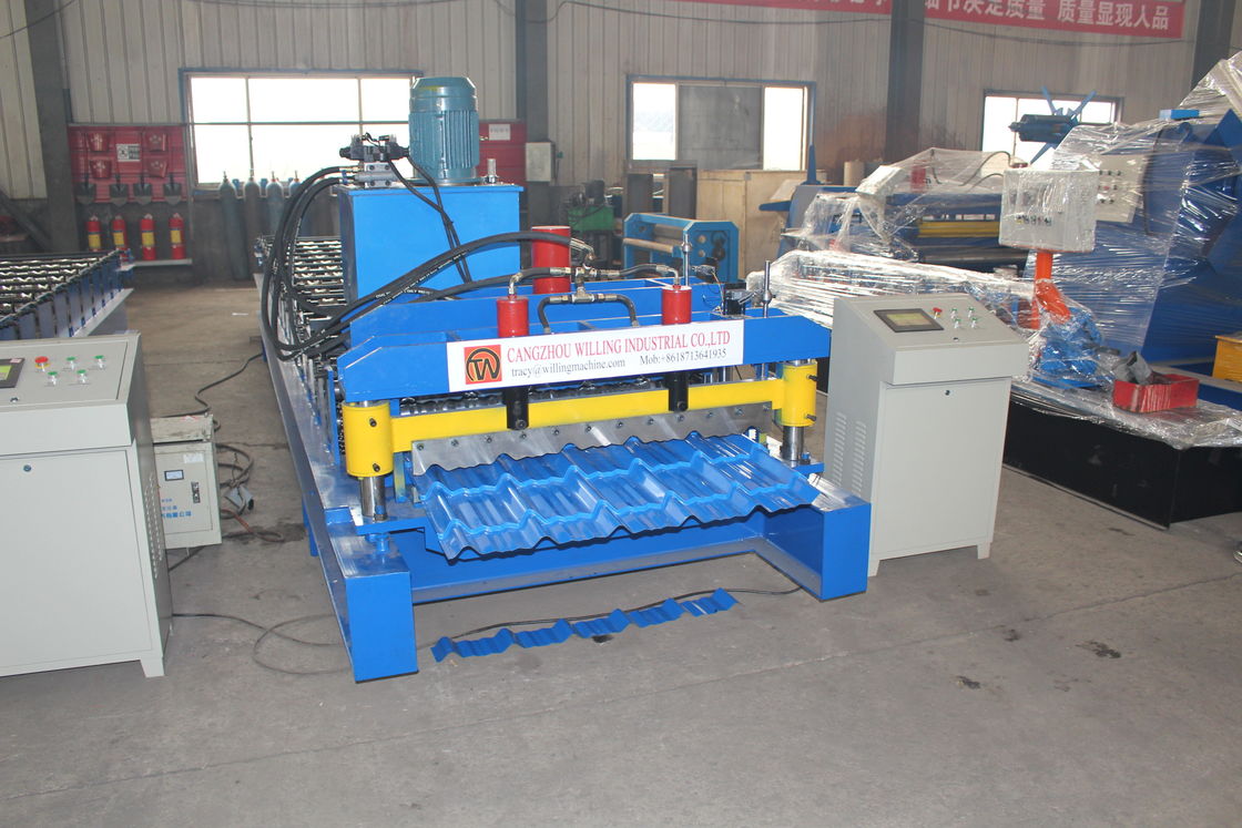 380v 50hz 2025 nuevo diseño Personalización Galvalume Roof Panel Roll Forming Machine Plc