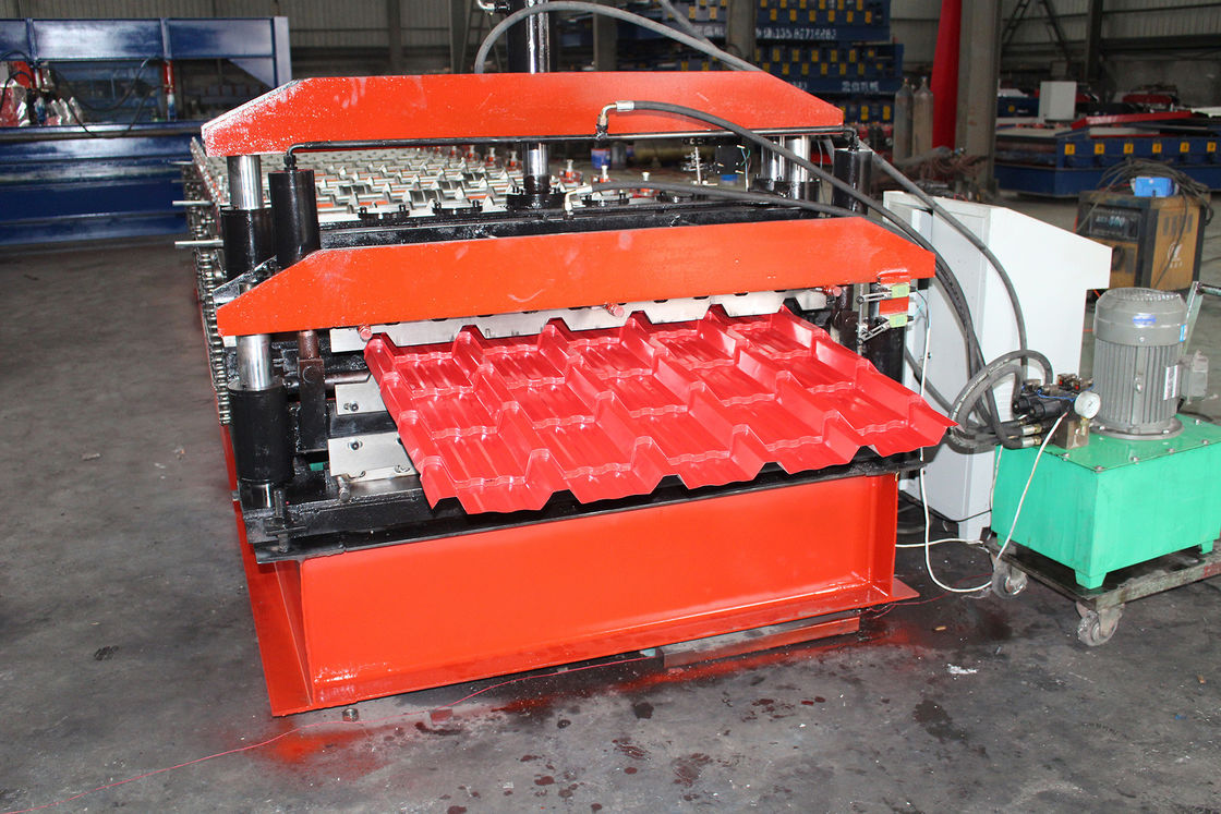 Máquina perfiladora de rollos para chapa de cubierta de doble capa IBR y Corrugada para panel de techo PPGI