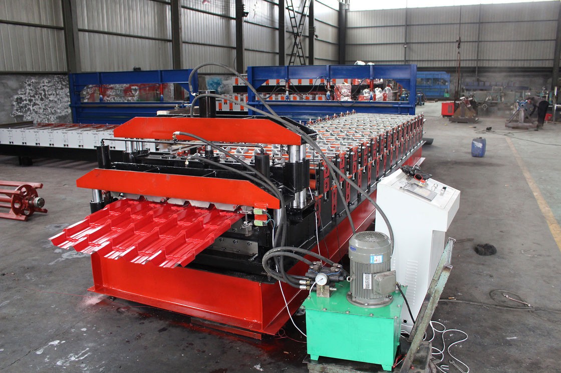 Máquina perfiladora de rollos para chapa de cubierta de doble capa IBR y Corrugada para panel de techo PPGI