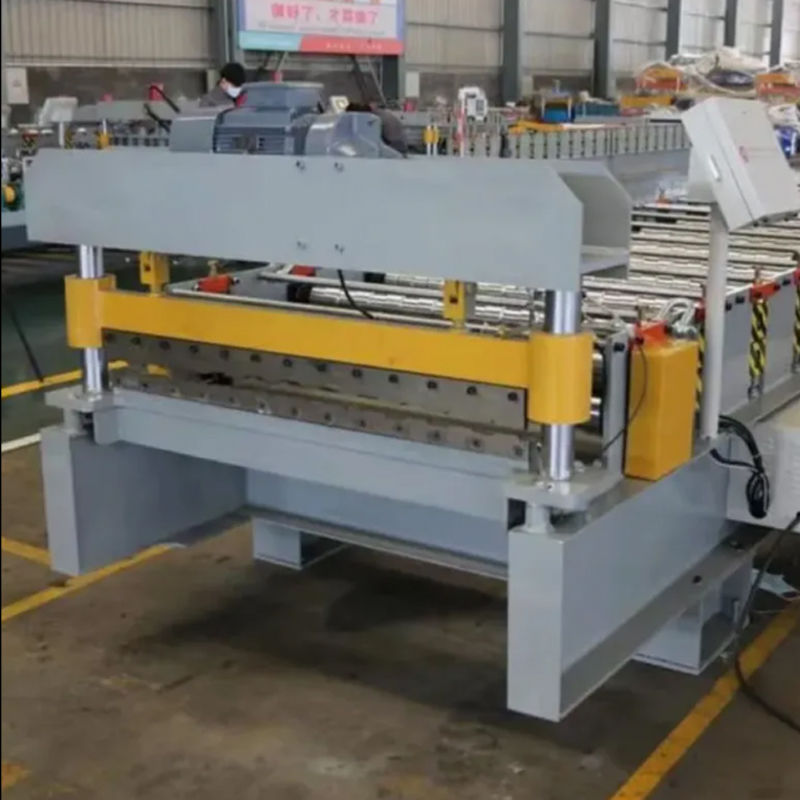 Máquina para fabricar láminas metálicas para techos fríos controlada por PLC, máquina para formar rollos de paneles de pared y tejas para techos