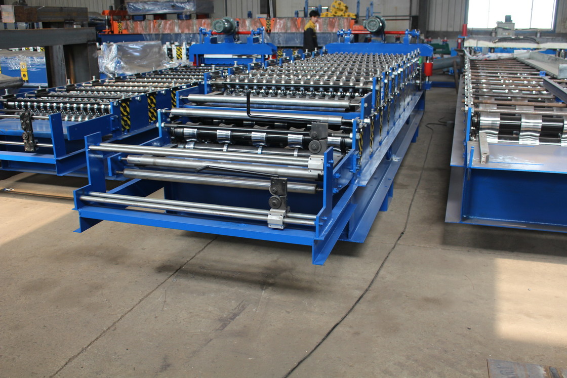 2025 factory best price Trapezoidal and glazed Double Layer Roof sheet Forming Machine
