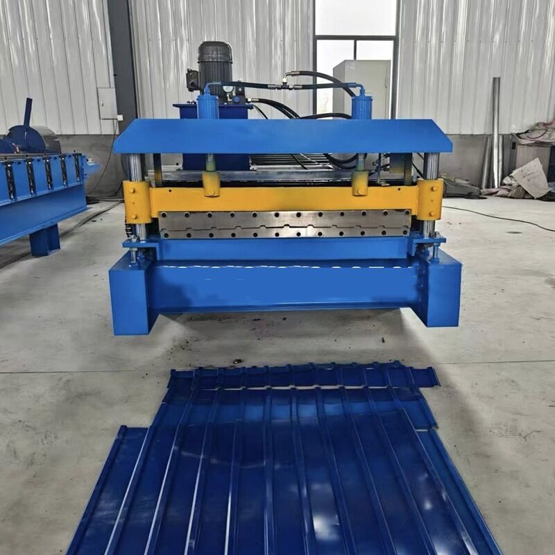 Máquina formadora de rollos de techo de doble capa de 0.3-0.8 mm para IBR y fabricación de láminas de tejas corrugadas