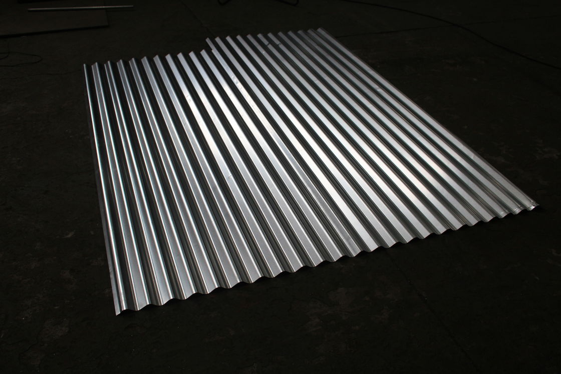 Rollo acanalado galvanizado fino de la hoja que forma el barril de la máquina 0.12-0.4m m