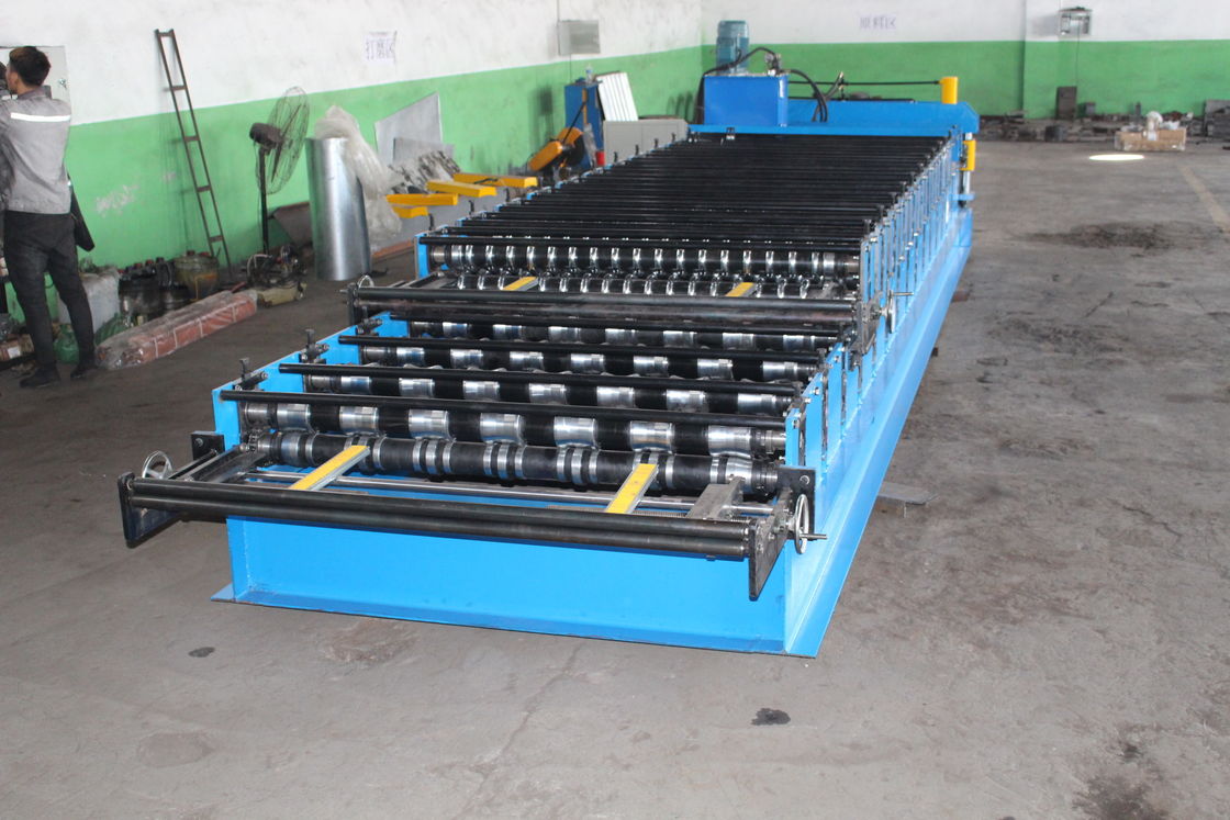 Rollo de la capa doble de la chapa de Full Auto que forma la máquina 15 - 18m/Min Hydraulic