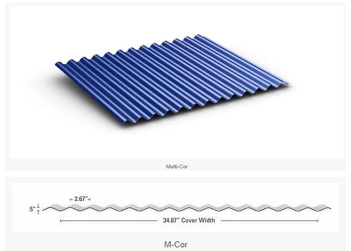 Rollo de alta resistencia del tejado que forma la máquina multi - tejado del metal del corazón que hace la máquina