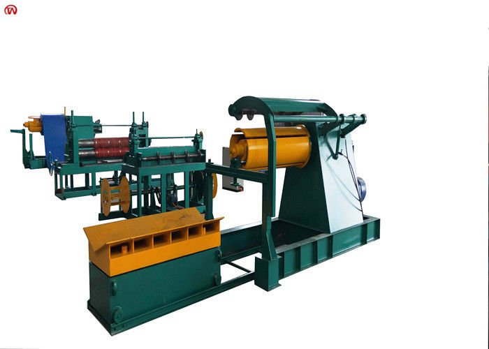 380v 50hz Máquina de línea de producción de corte de bobina de acero de alta velocidad con descollador y recollador hidráulico