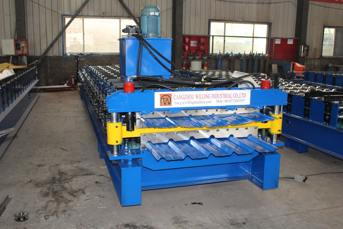Tipo 6 fase del trapezoide de la máquina 3 de Rib Roof Tile Roll Forming