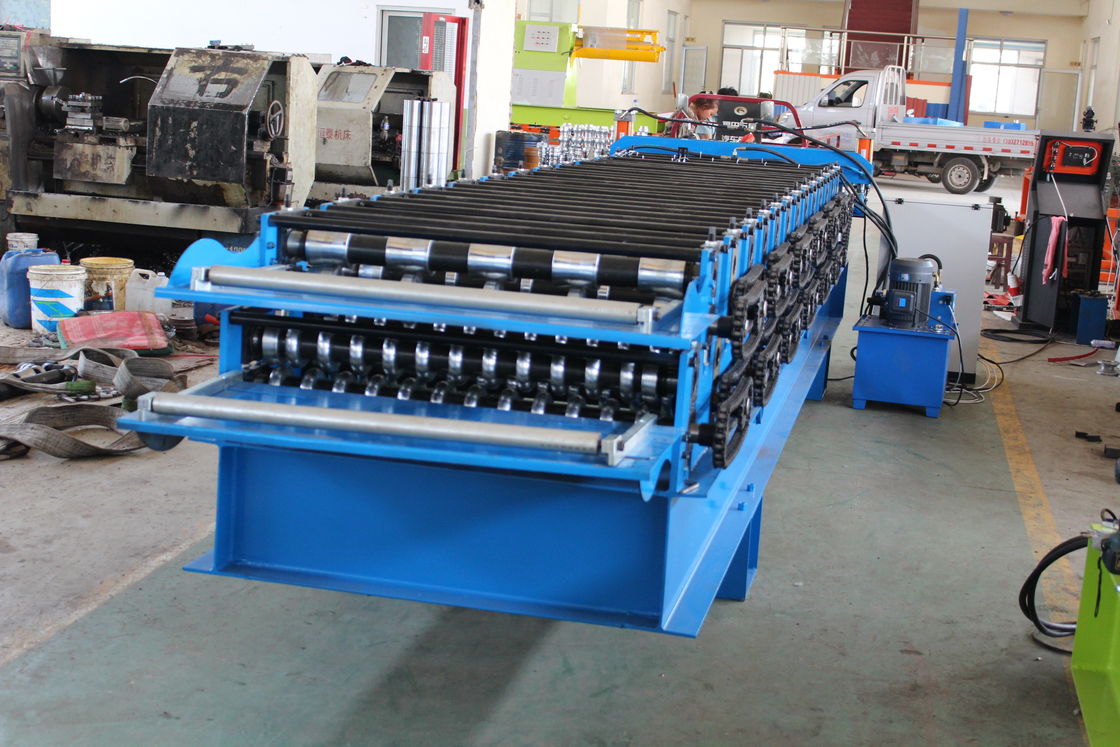 IBR y rollo acanalado del panel del tejado de 0.9m m que forman la máquina