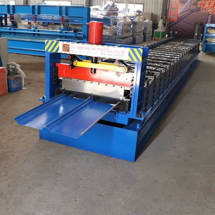 Rollo galvanizado costura derecha del tejado de la hoja que forma la máquina para el grueso de 0.5m m