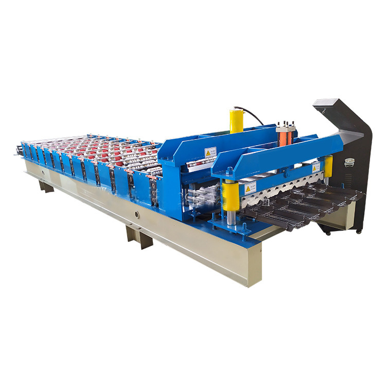 Rollo acanalado de la techumbre del metal que forma control automático completo del Plc de la máquina