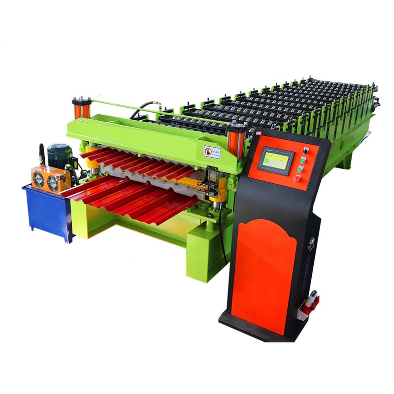 máquina de 12m/Min Double Layer Roll Forming al tejado acanalado trapezoidal del metal