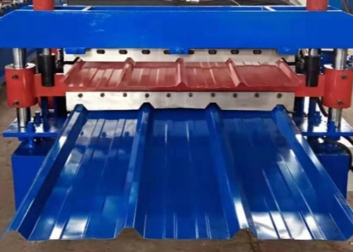 El panel del tejado del control del Plc de la teja del metal que forma la máquina de poco ruido