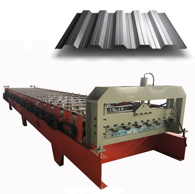 cinc trapezoidal del tejado de la máquina T35 de la formación de hoja de 0.3m m que hace la transmisión de cadena
