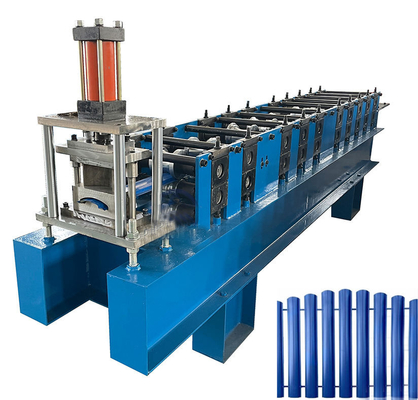 Máquina de Cold Roll Forming de la valla de estacas del metal 3 fases