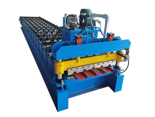 5 trapezoidales Rib Roofing Roll Forming Machine para la hoja de Ibr