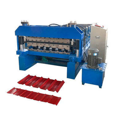 Rollo de la capa doble 7.5KW que forma la máquina para la hoja larga del tejado de palmo multifuncional