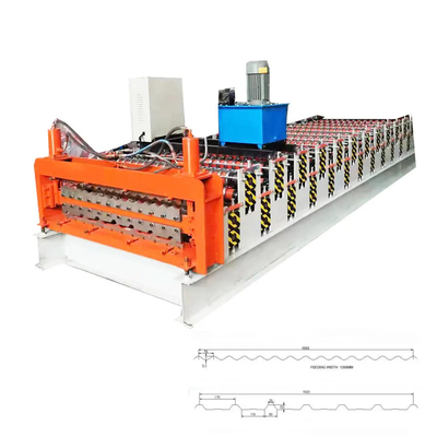 Capa doble trapezoidal adaptable laminar la formación de la máquina 15m/Min