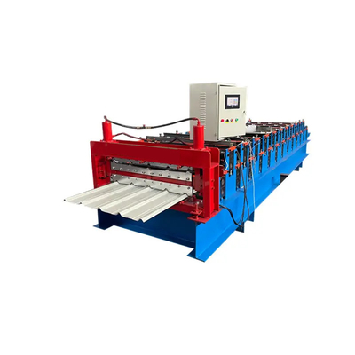 Rollo del panel de pared de la capa doble que forma el rollo de la máquina IBR que forma la máquina 7.5kw