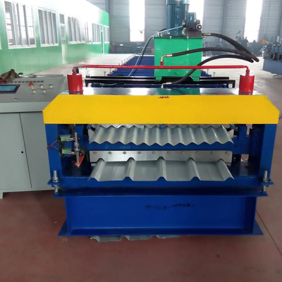 El rollo de la capa doble del ISO 4kw que formaba la máquina acanaló la techumbre y 5 Rib Roofing