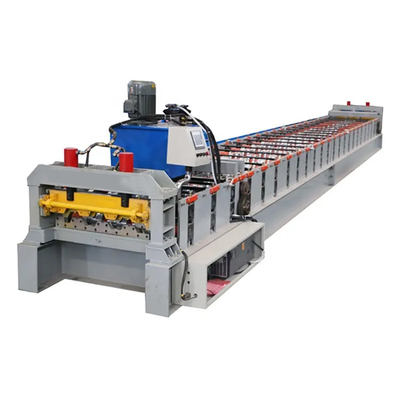 Rollo galvanizado de la capa doble de PPGI que forma la máquina con el corte hidráulico 8-15m/Min
