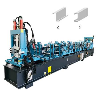 El rollo automatizado de la correa de la CZ que forma el perno prisionero de la máquina y la pista laminan 5.5kw anterior